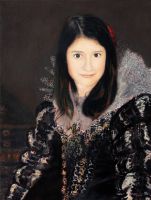 J-Sztuka,-Princess,-oil-on-canvas,-70x50cm,-2020